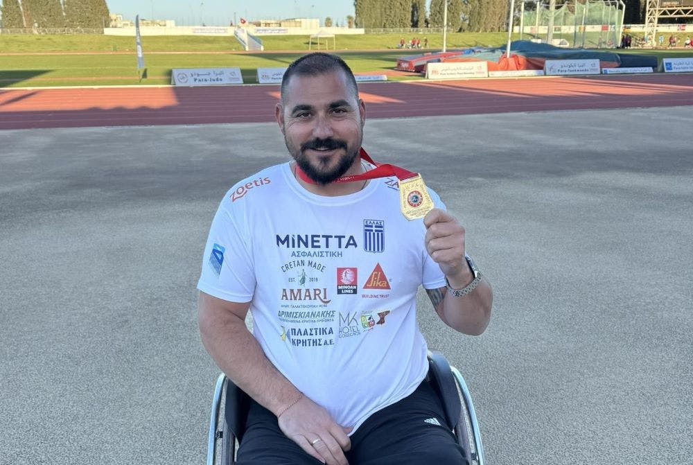 Δύο ακόμη χρυσά μετάλλια για τον Μανώλη Στεφανουδάκη στην Τυνησία runbeat.gr